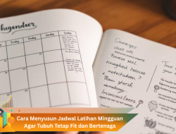 Cara Menyusun Jadwal Latihan Mingguan Agar Tubuh Tetap Fit dan Bertenaga