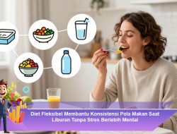 Diet Fleksibel Membantu Konsistensi Pola Makan Saat Liburan Tanpa Stres Berlebih Mental