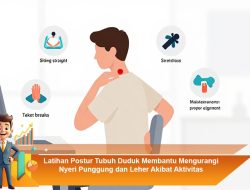 Latihan Postur Tubuh Duduk Membantu Mengurangi Nyeri Punggung dan Leher Akibat Aktivitas