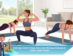 Olahraga Harian Tanpa Alat untuk Menjaga Kebugaran Tubuh Lebih Praktis